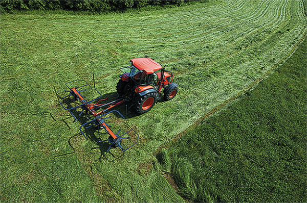 17' 4 Rotor Hyd. Fold PTO Drawbar - TE4052 - Image 2