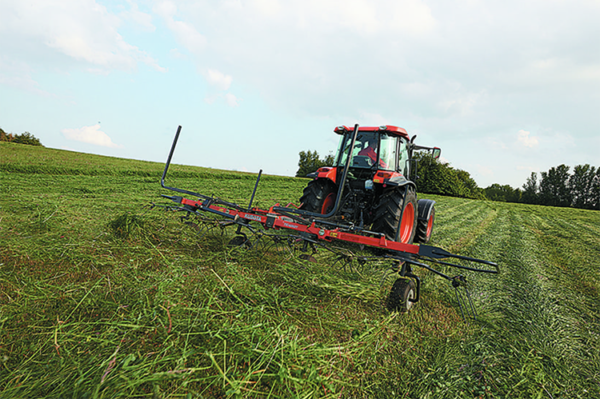 17' 4 Rotor Hyd. Fold PTO Drawbar - TE4052 - Image 3