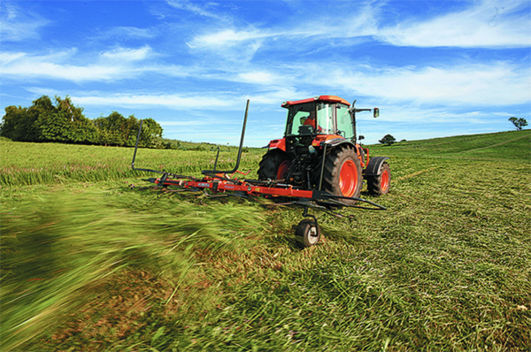 17' 4 Rotor Hyd. Fold PTO Drawbar - TE4052 - Image 4